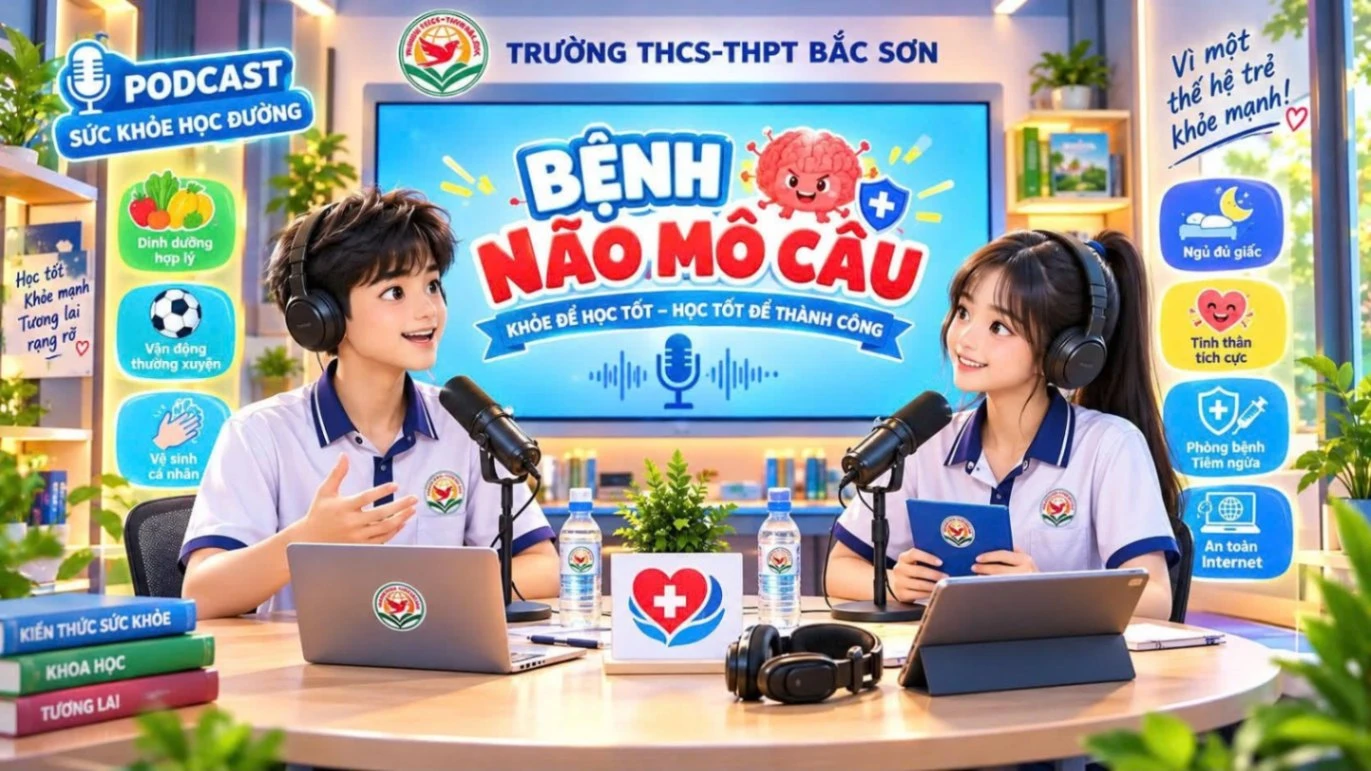 Podcast Sức Khỏe Học Đường – Cùng Bắc Sơn Chăm Sóc Sức Khỏe Não Bộ