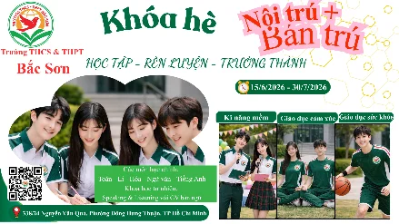 Khóa hè Nội trú – Bán trú năm 2026