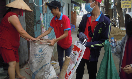 Chiến sĩ Hoa phượng đỏ Trường THCS-THPT Bắc Sơn - Quận 12 ra quân chiến dịch năm 2024