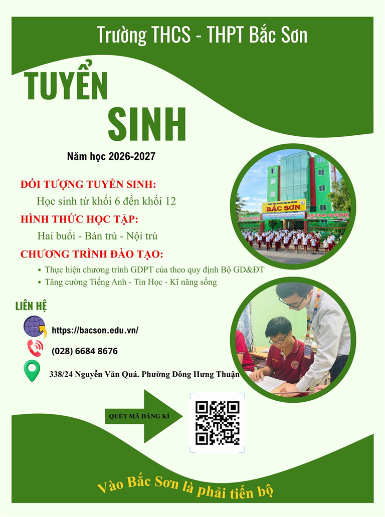 Thông báo Tuyển sinh